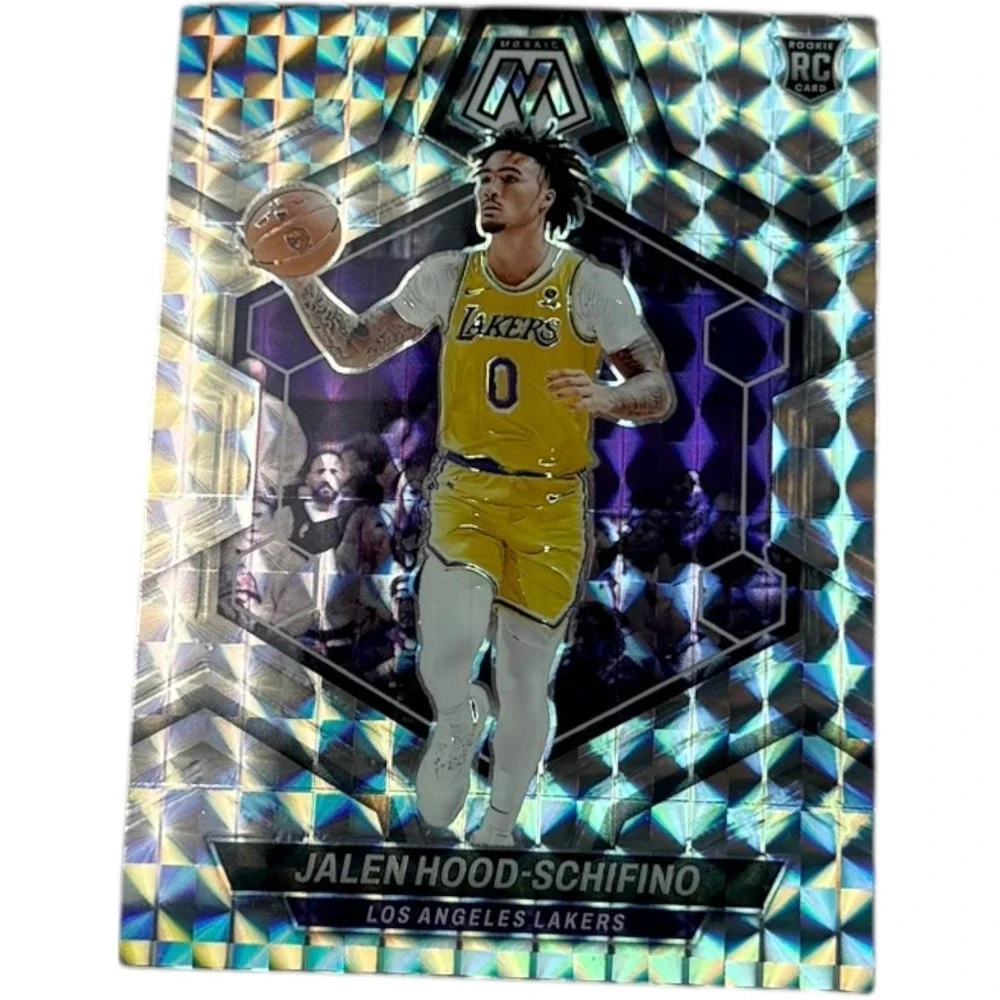 Jalen Hood Schifino 2023 24 Panini‎ Prizm RC Basketball Card Los Angeles Lakers